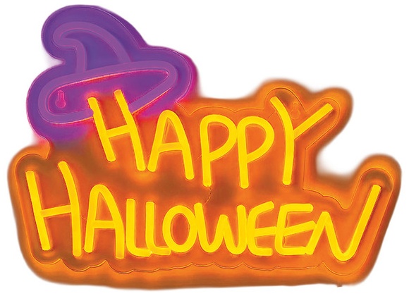 The Halloween Collection Halloween Neon Sign - Happy Halloween