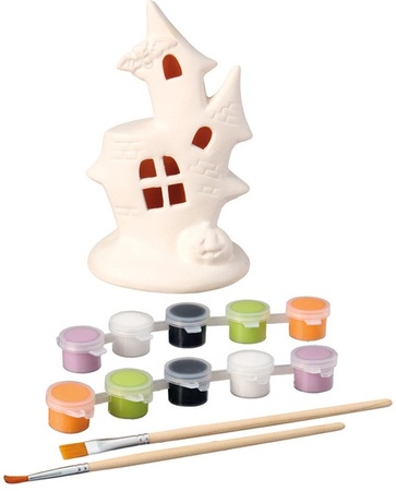 The Halloween Collection PYO Halloween Ceramic - House