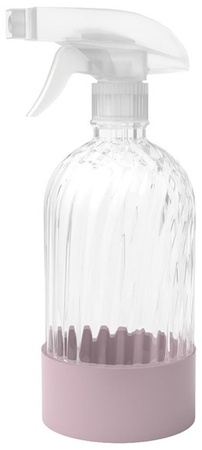 Joie Spray Bottle - Fluted Clear/Rose