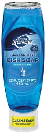 Power Force Squeezable Dish Liquid Soap - 