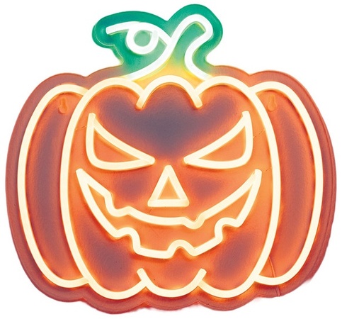 The Halloween Collection Halloween Neon Sign - Pumpkin