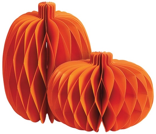 The Halloween Collection Hllwn Paper Pumpkins - Orange
