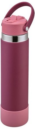 Crofton 24oz SS Straw Lid Bottle - Burgundy