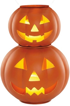 The Halloween Collection Metal Jack-O-Lantern - Orange