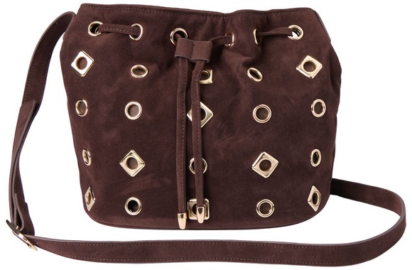 Ls Live In Style Fashion Crossbody Bag - Brown