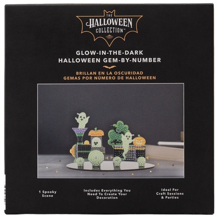 The Halloween Collection Halloween Gem By Number - train scene