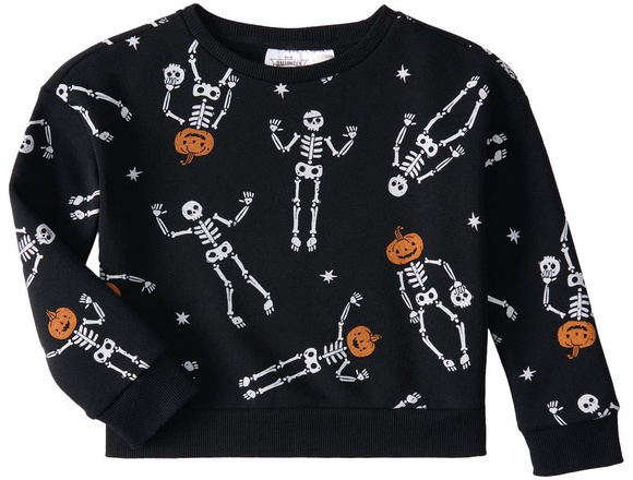 Lily & Dan Chs Halloween Pullover - Black