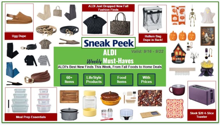 Your Visual Guide to This Week’s Aldi Must-Haves: Unveiling the Best Deals with Pictures and Prices