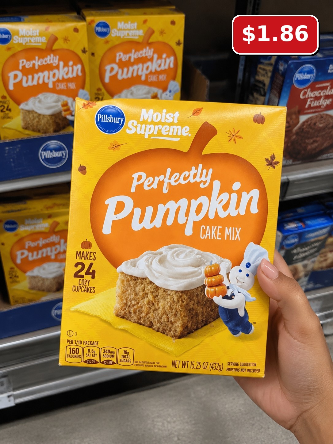 Pillsbury Moist Supreme Perfectly Pumpkin CAKE MIX