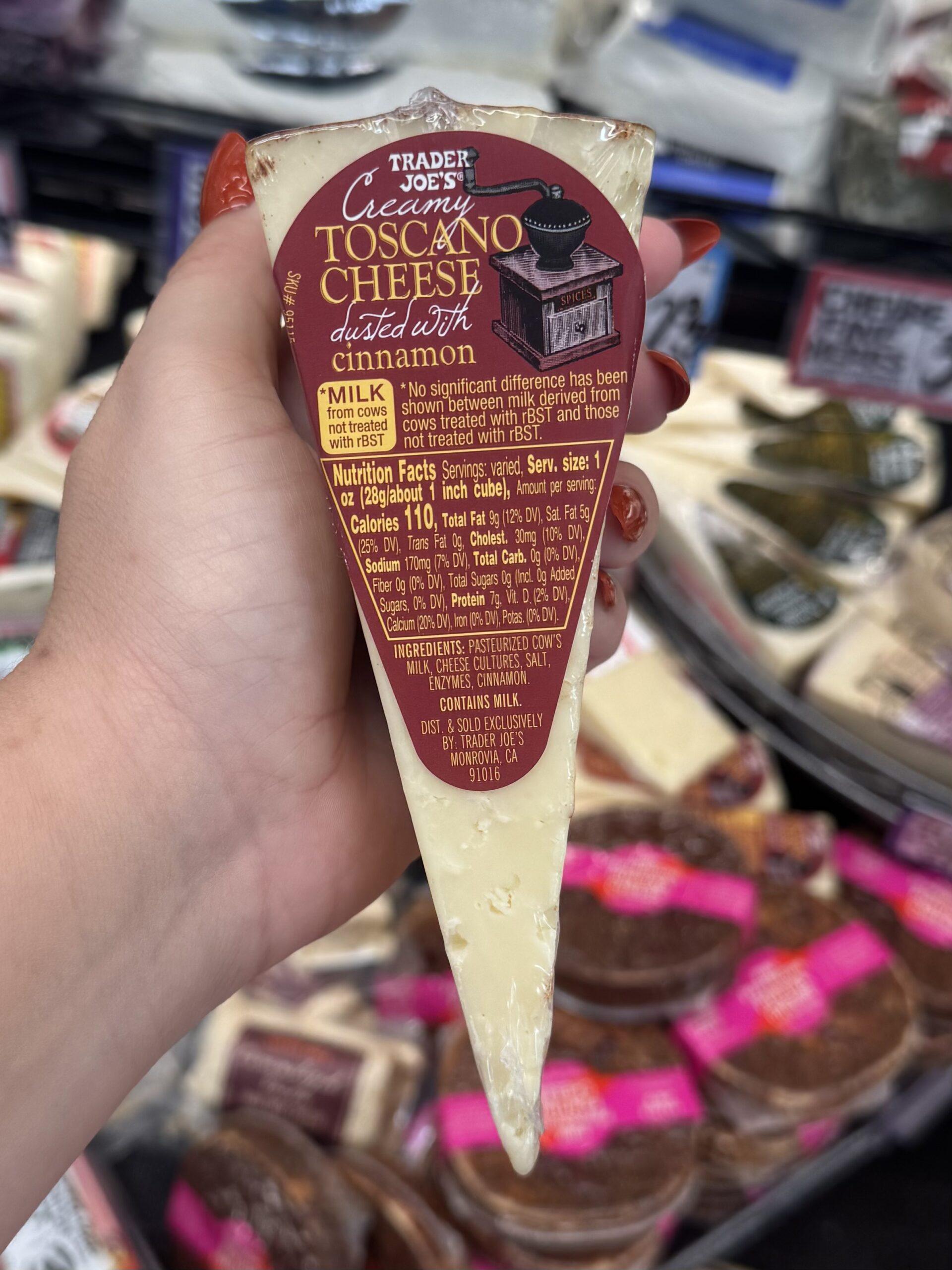 Creamy Toscano Cheese Dusted with Cinnamon - in store