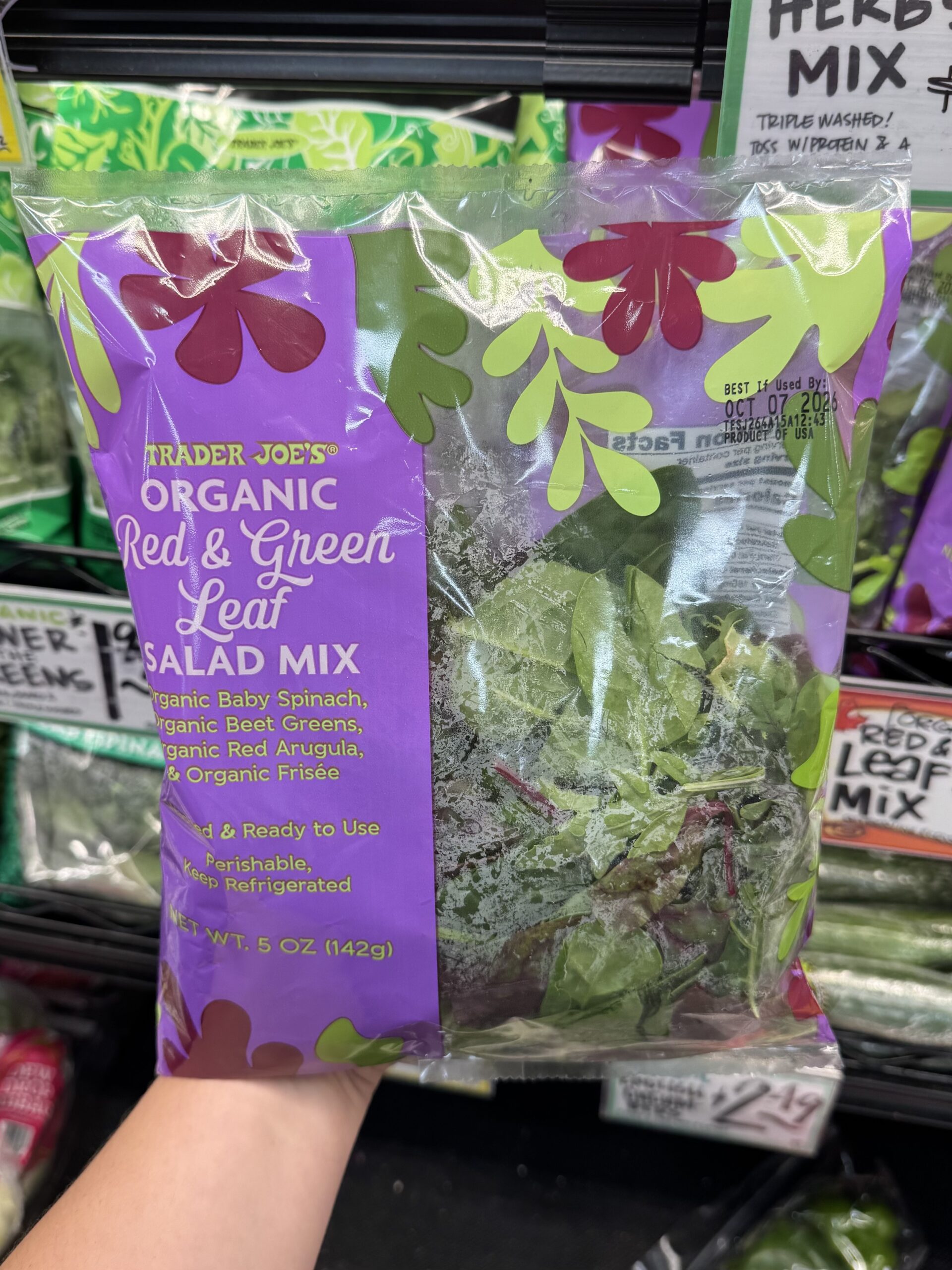 Organic Herb Salad Mix - in store