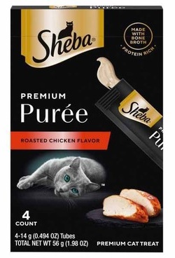 Sheba Premium Purée Cat Treats