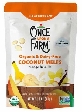 Once Upon A Farm Organic & Dairy-Free Coconut Melts or Smoothie Melts Snack