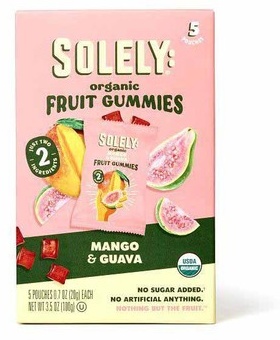Solely Organic Fruit Gummies