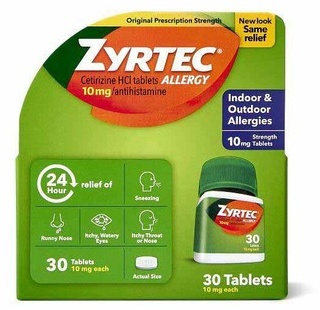 Zyrtec Allergy Medicine