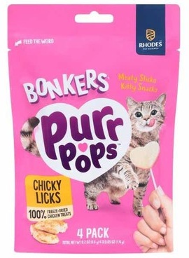 Bonkers Purr Pops Cat Treats