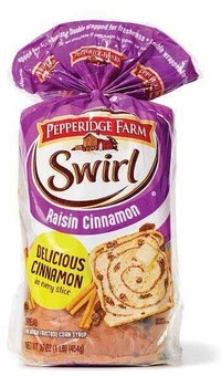 Pepperidge Farm Swirl Bread or Bagels