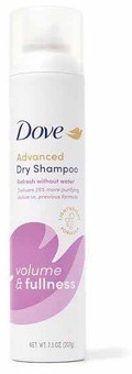 Dove Dry Shampoo or Hairspray