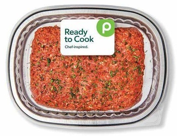 Publix Seasoned Beef Meatloaf, Located in the Meat Department