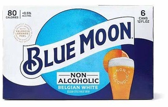 6-Pack Blue Moon Non-Alcoholic Beer