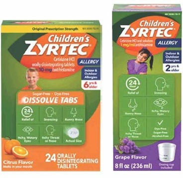 Any 1 Children's Zyrtec