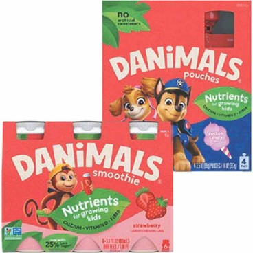 Any 1 Danimals Smoothie 6-pk. or Pouches 4-pk.