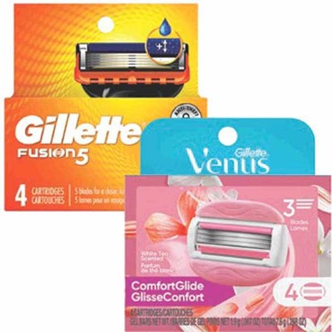 Any 1 Gillette or Venus Cartridge Refill