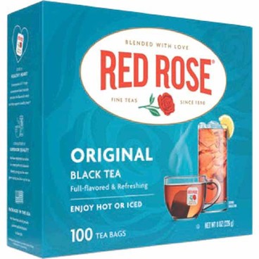 Red Rose 100-ct. or Black Decaf Tea 48-ct.