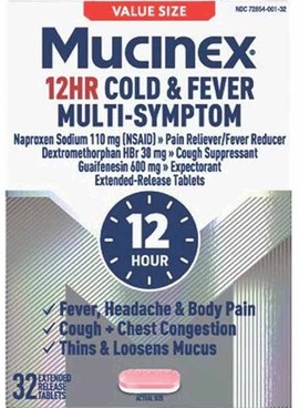 Mucinex 12HR Cold & Fever