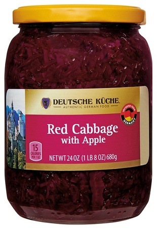 Deutsche Kuche Red cabbage with apples - 