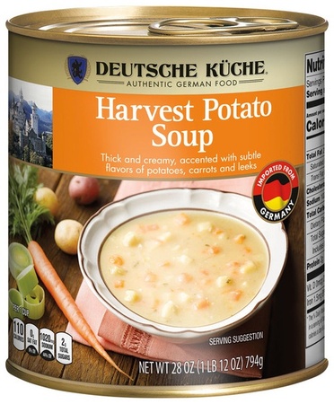 Deutsche Kuche Lentil Chickpea or Harvest Potato Soup - Harvest Potato