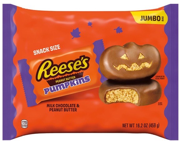 Hershey's Reeses Pumpkins Jumbo Snack Size -