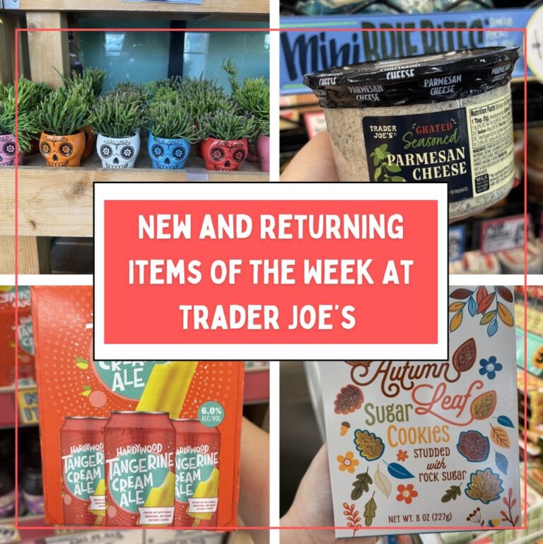 New and Returning Items Of The Week At Trader Joe’s (9/28 – 10/4)
