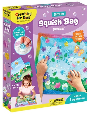 Creativity For Kids Sensory Squish Bag - Butterfly