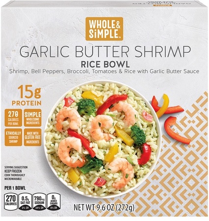 Whole & Simple Shrimp Bowls - Shrimp Garlic
