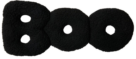 The Halloween Collection Halloween Pillow - Black Boo