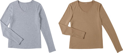 Serra Ladies' 2-Pack Long-Sleeve T-Shirts