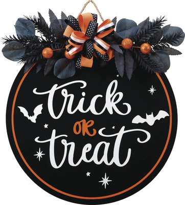 THE HALLOWEEN COLLECTION Halloween Circle Sign