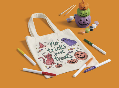 THE HALLOWEEN COLLECTION Decorate-Your-Own Halloween Bag