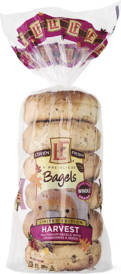 L'oven Fresh Pumpkin or Harvest Bagels