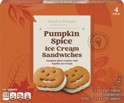 Sundae Shoppe Fall Ice Cream Sandwiches
