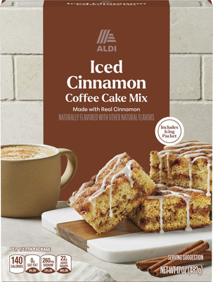 ALDI Iced Cinnamon Coffee Cake Mix