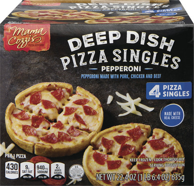 Mama Cozzi's Pizza Kitchen Deep Dish Pizza Singles 4-Pack