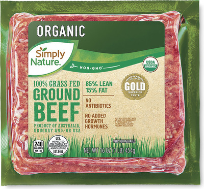 Fresh Organic 85/15 Grass-Fed Ground Beef