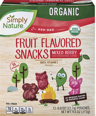 Simply Nature Organic Fruit Snacks