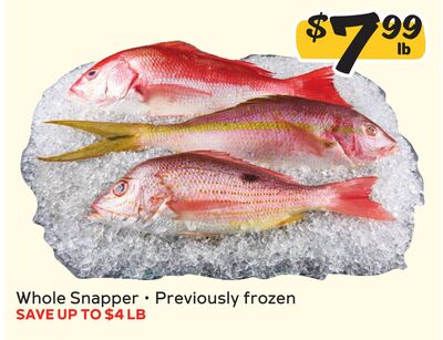 Whole Snapper