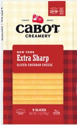 Cabot Cheese Slices 7 oz, Simply Fruit Drinks or Lemonade 52 oz or Pillsbury Grands Biscuits, Crescents or Cinnamon Rolls 8 ct