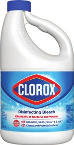 Clorox Bleach 77-81 oz, bleach packs 12 ct or fabric sanitizer 42 oz or Lysol Disinfecting Wipes 80 ct