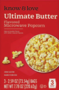 Bloom Energy Drink 12 oz or Know & Love Microwave Popcorn 3 ct