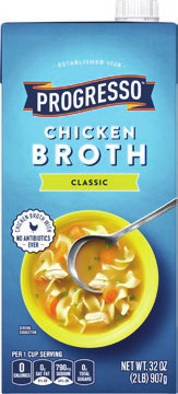 Progresso Broth 32 oz or soup 14-19 oz